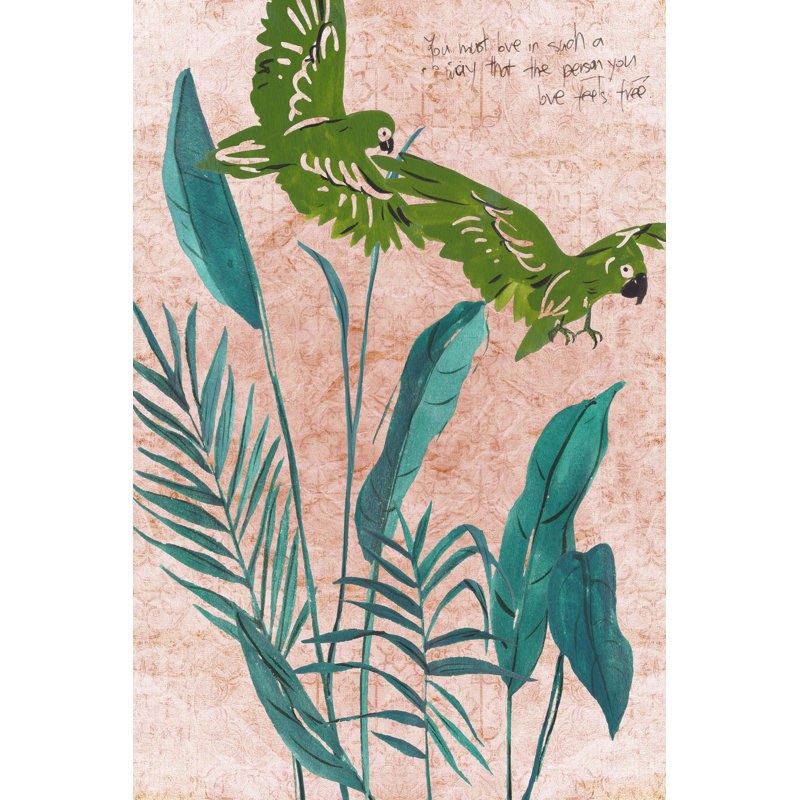 The Tropical Song I by Melissa Wang - Wrapped Canvas Art Prints, 30cm H x 20cm W