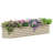 Outsunny Galvanized Raised Garden Bed Kit, Outdoor Metal Elevated Planter Box With Safety Edging, Easy DIY Stock Tank For Growing Flowers, Herbs & Vegetables-509213418-509213417