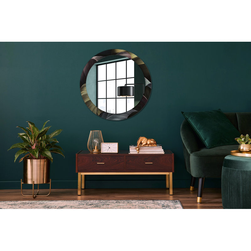 Huldar Glass Flat Wall Mirror