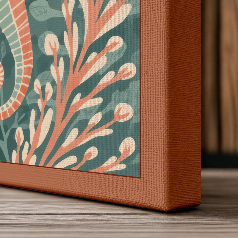 Print, 18x12 - 45.7 x 30.5 cm, Terracotta Border