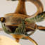 Lustre semi-encastré en verre fleur