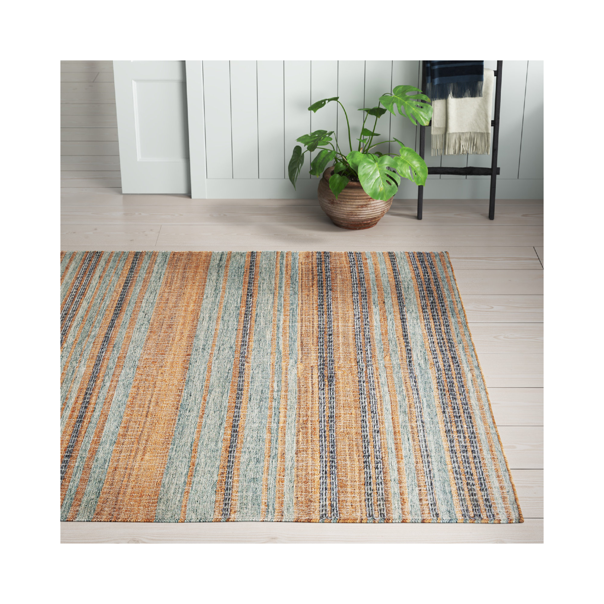 Murrayville Handmade Rug, Rectangle 4' x 6'