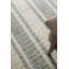 Aberdeen Hand Knotted Wool Striped Area Rug in Gray-1059276698