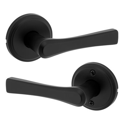 Katella Door Lever with Round Rosette