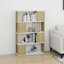 Ayad 124.5cm H x 60cm W Geometric Bookcase-2120397798-2120397803