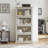 Glass Display Cabinet 4 Tier Glass Display Cabinet Storage Curio Cabinet With Flip Up Glass Doors, Collectors Showcase Toy Figure Organizers Rack, Bookcase-1116696754