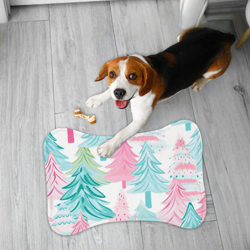 Preppy Christmas - Tapis d'alimentation en os 1 pièce, 18"