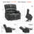 Power Lift Recliner Chair With Massage And Heat for Big Elderly People, Cup Holders, Side Pockets, Faux Leather (Large-Wide)-207616301