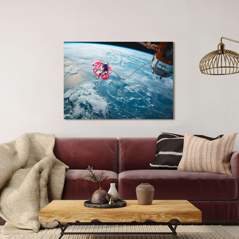 Surreal Photograph: Space Splash by Astrolabs - Wrapped Canvas Print, 50cm H x 70cm W x 4cm D