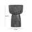 Chrisman Faux Marble Indoor/Outdoor Side Table-1939207448