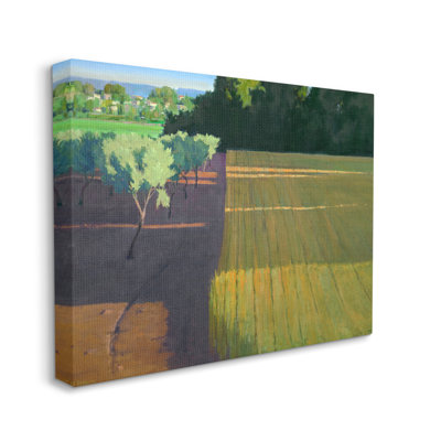 Reproduction sur toile ordonnée «Orchard Farm Land Vast Grassland Field» par Ian Roberts