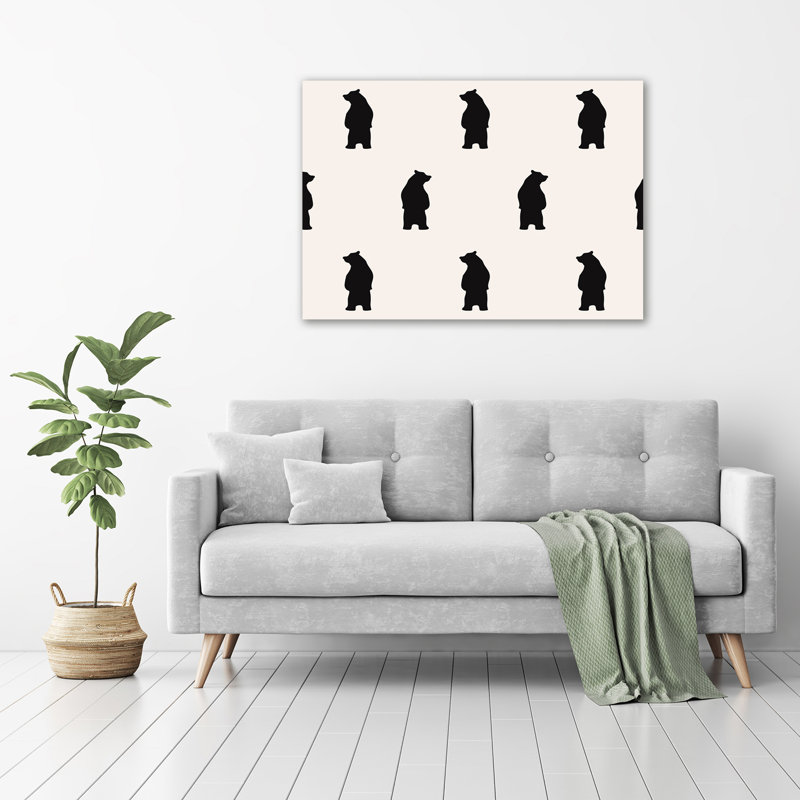 Bears - No Frame Print on Glass