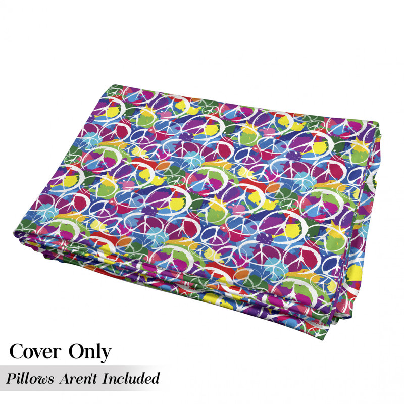 Housse de coussin d'extérieur Universal Peace, H 2 po x l 27 po x P 88 po