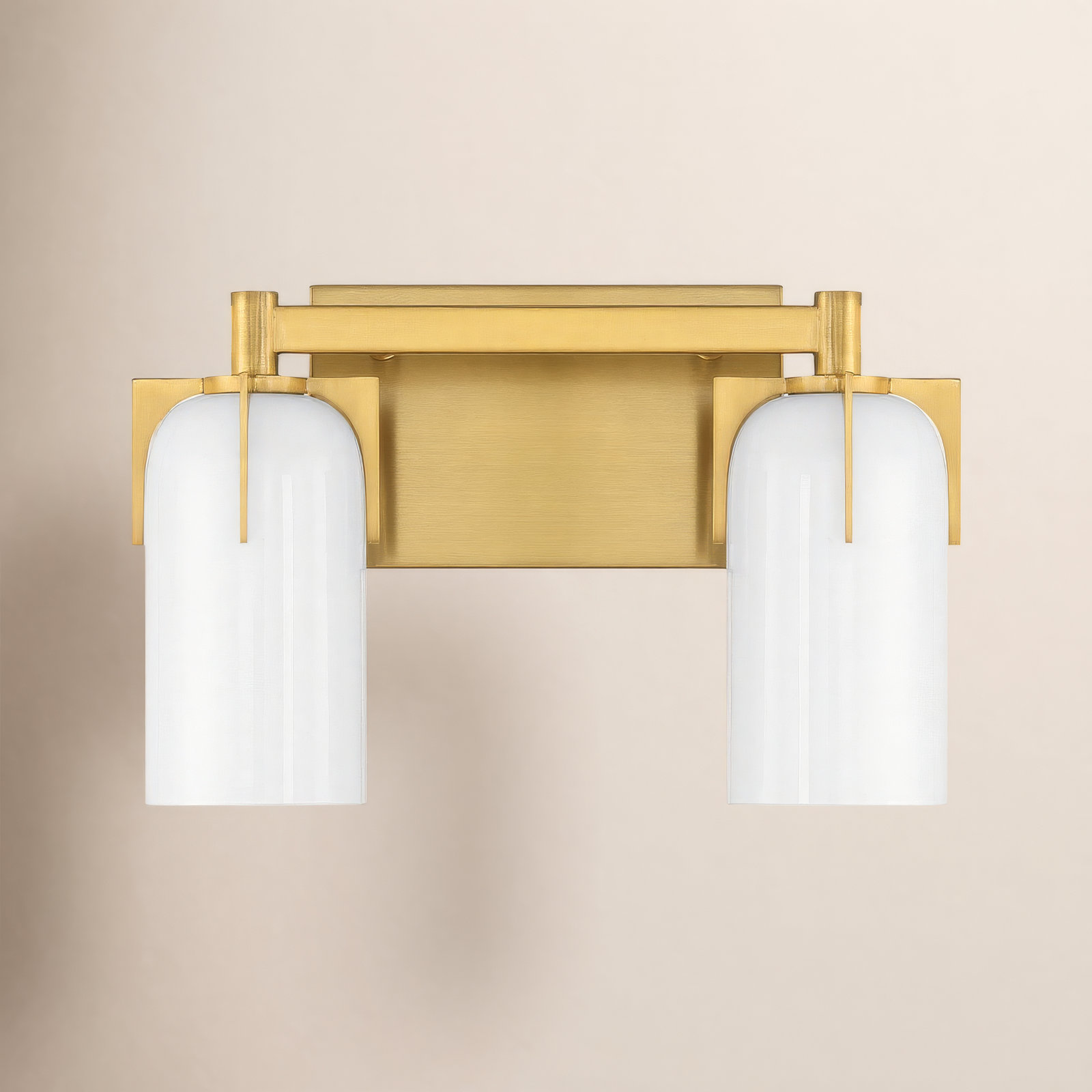 Irela 3 - Light Vanity Light, Brass, 2 Lights, 8.5" H x 14.75" W x 14.75" D