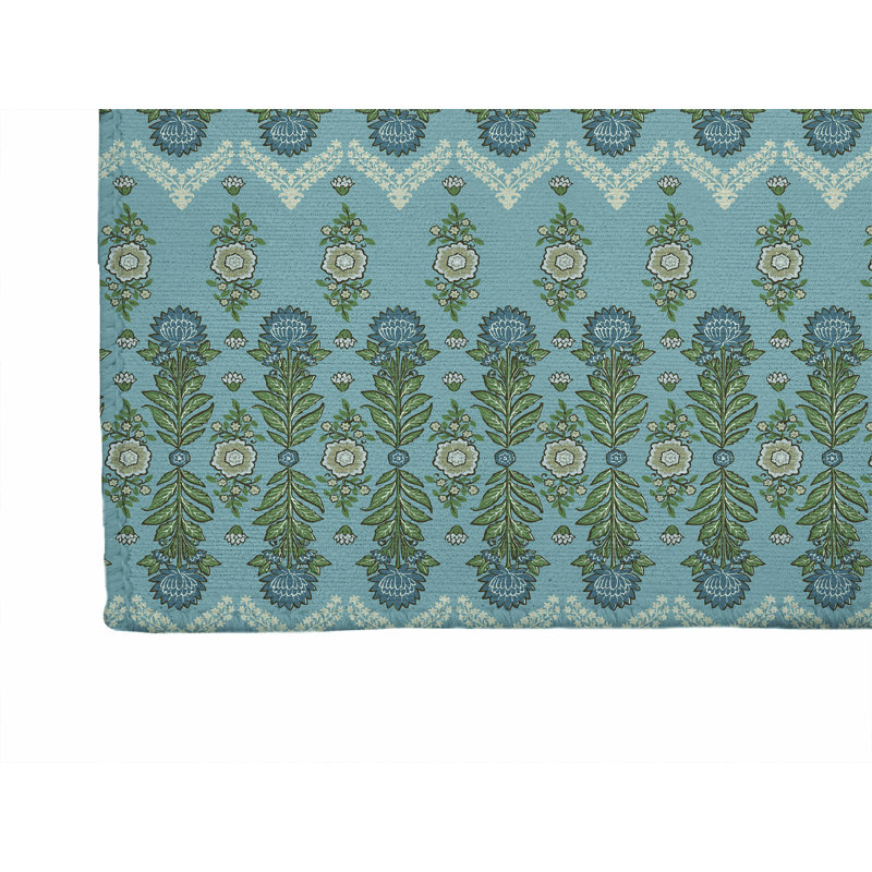 Paillasson Kalina, Bleu, L 60 po x L 84 po