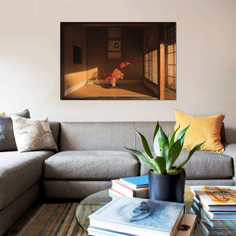 «Autumn in Japon XXIX», impression sur toile, H 12 po x l 18 po x P 1,5 po, Pas de tapis, Toile tendue