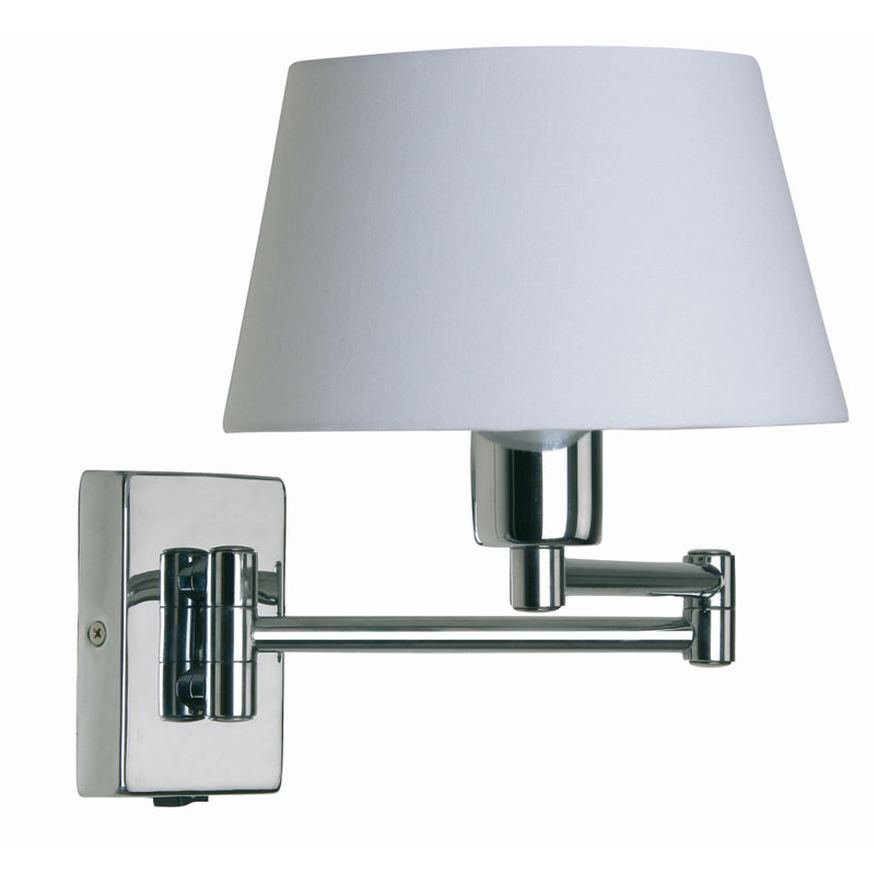 Citronelle Swing Arm Sconce, Polish Chrome