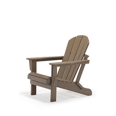 Benefiel Plastic/Resin Folding Adirondack Chair