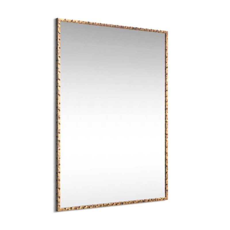 Shamar Metal Flat Wall Mirror, 40.25" x 30"
