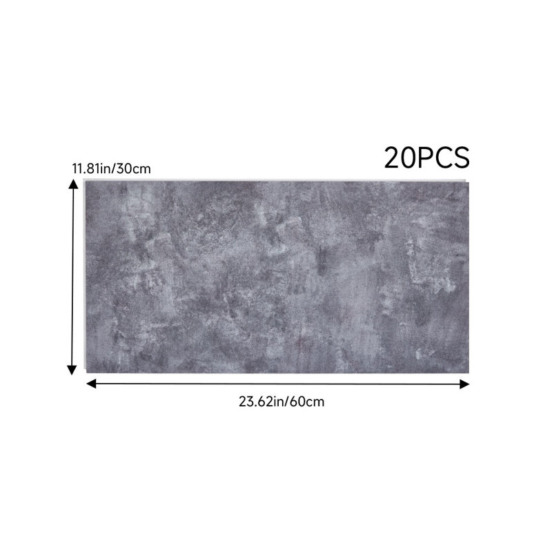 30 x 60 cm PVC Tile in Grey