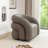 Coyle Artificial Leather Swivel Barrel Chair-1610020306