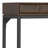 Banting Solid Wood Industrial 48 Inch Wide Desk With 30 Inch Wide Bookcase In Walnut Brown (set Of 2)