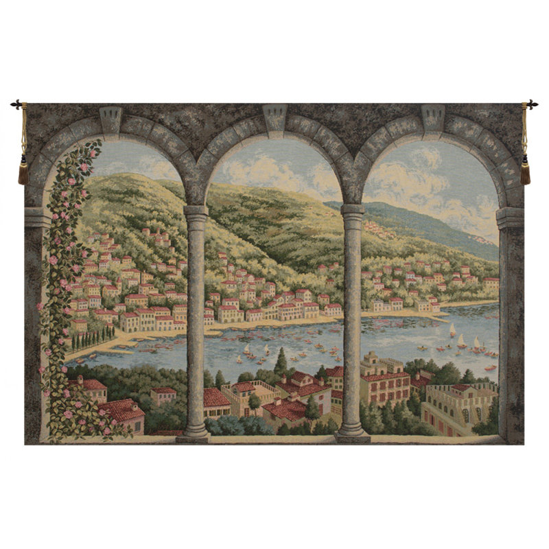 Italian Loom Woven Cotton Blend Wall Hanging