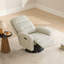 Fauteuil inclinable électrique pivotant en cuir véritable avec appui-tête électrique-1015559717