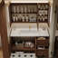 Simple retro style bathroom cabinet