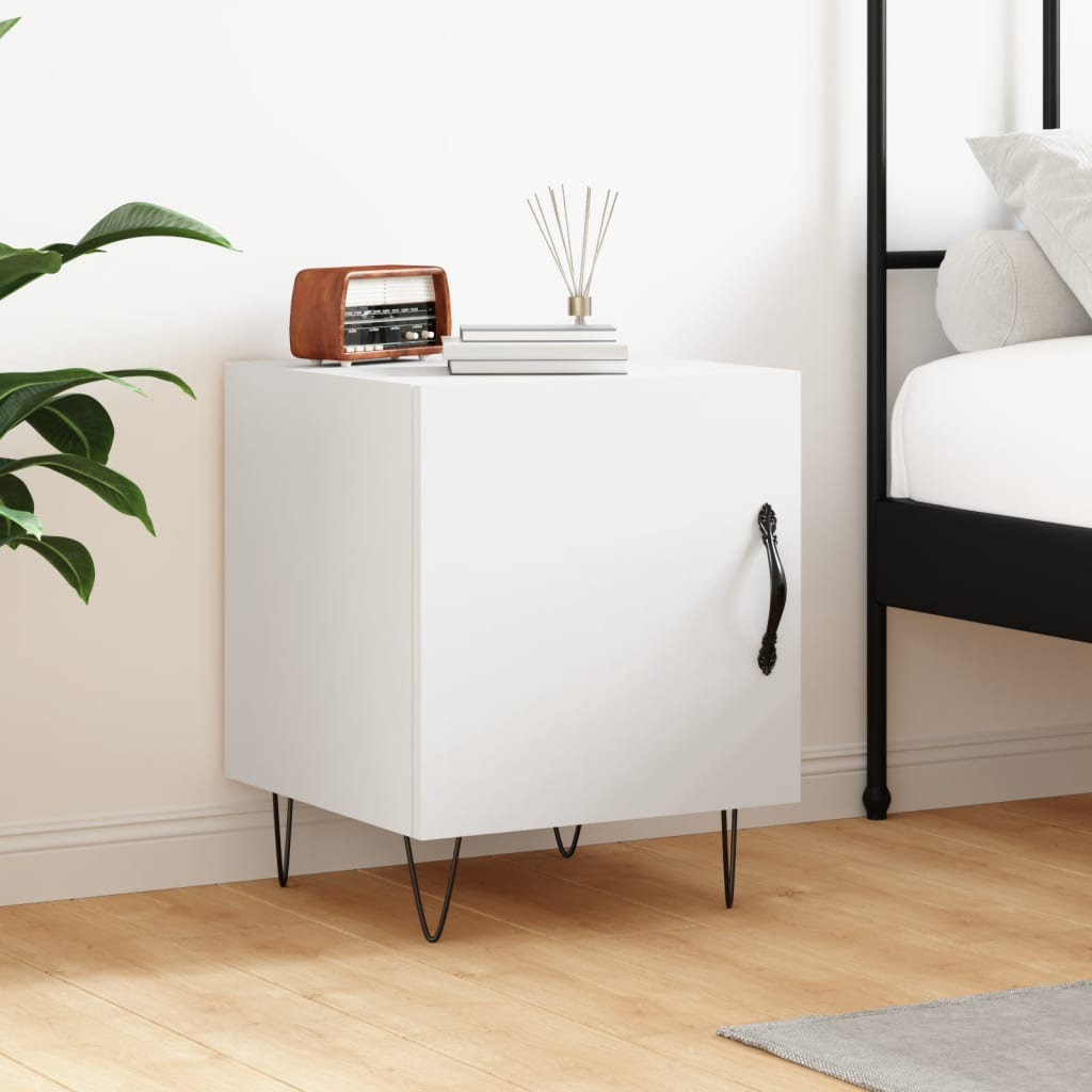 40cm W Iron Bedside Table
