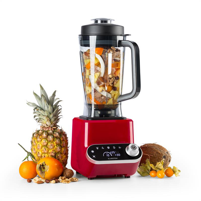 Klarstein 3 Speed 2000ml Countertop Blender, Red