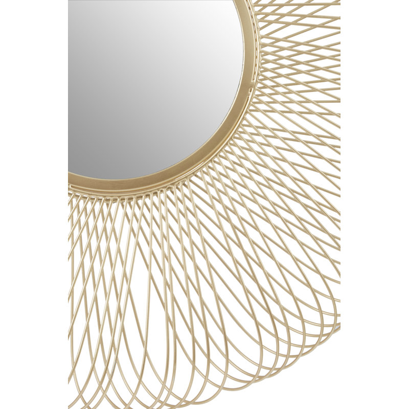 Buckland Metal Flat Wall Mirror