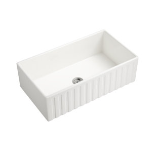 Drop-In Single Bowl Ceramic Kitchen Sink