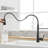 Single Handle Kitchen Faucet In Black - Pull Out For Effortless Cleaning Sink With Pull-Out Control Flow Volume Easily-57814880