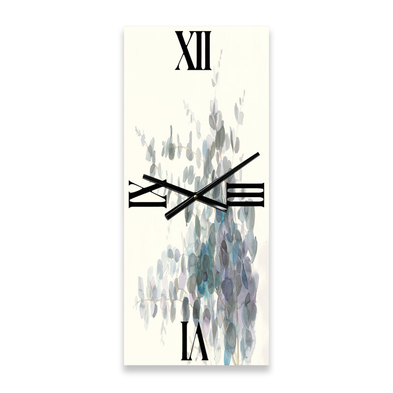Aquarelle grise II - horloge murale traditionnelle, Petit