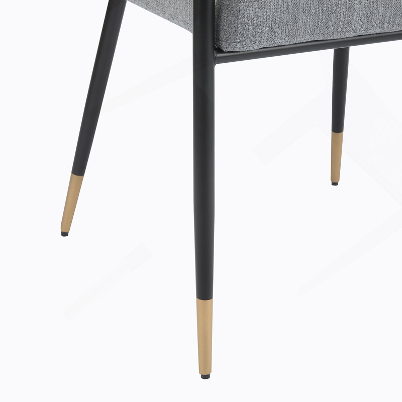 Chaise rembourrée Modern, Gris