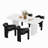 Modern Double Pedestal Dining Table Set-1152437830-1152437831