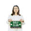 Enseigne en plastique 8 po x 12 po Golf Club Street