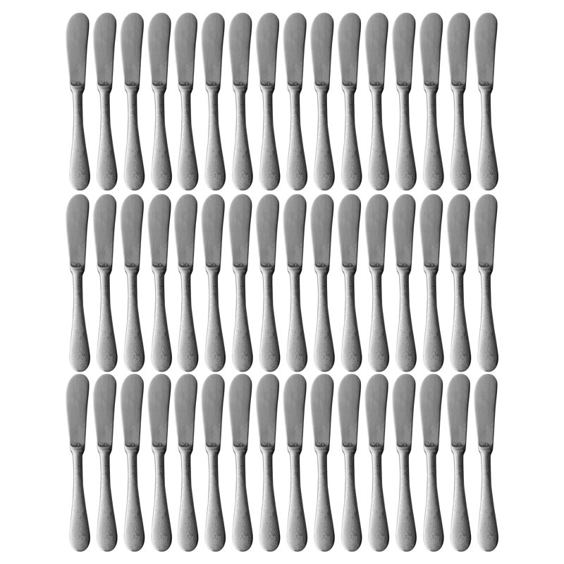 Casablanca Stainless Steel Butter Knife, Ice