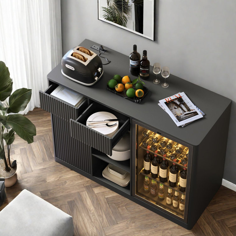 Buffets et panneaux de rangement en bois aggloméré 51 po pour cuisine