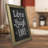 Tableau noir de table