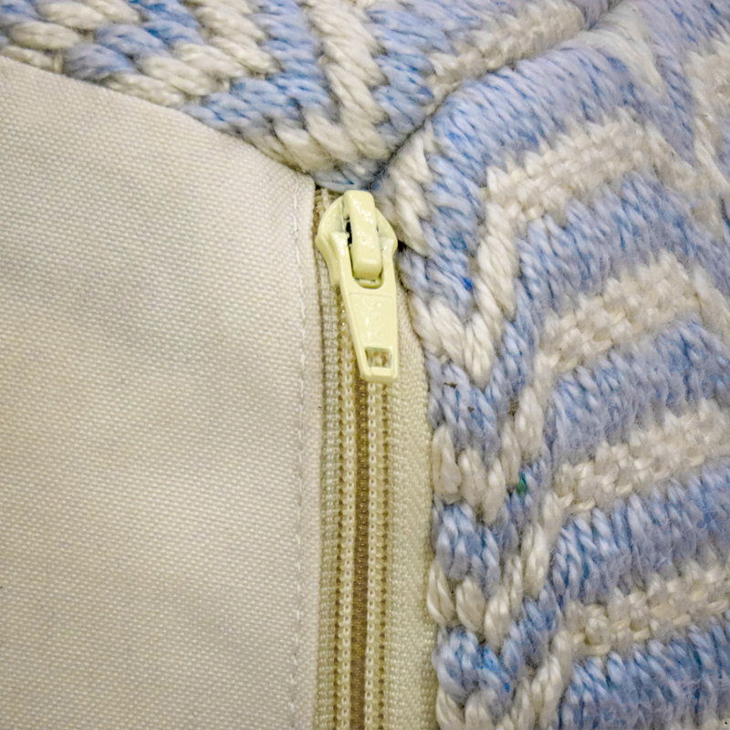 Repose-pieds d'extérieur avec coussin , Bleu mer