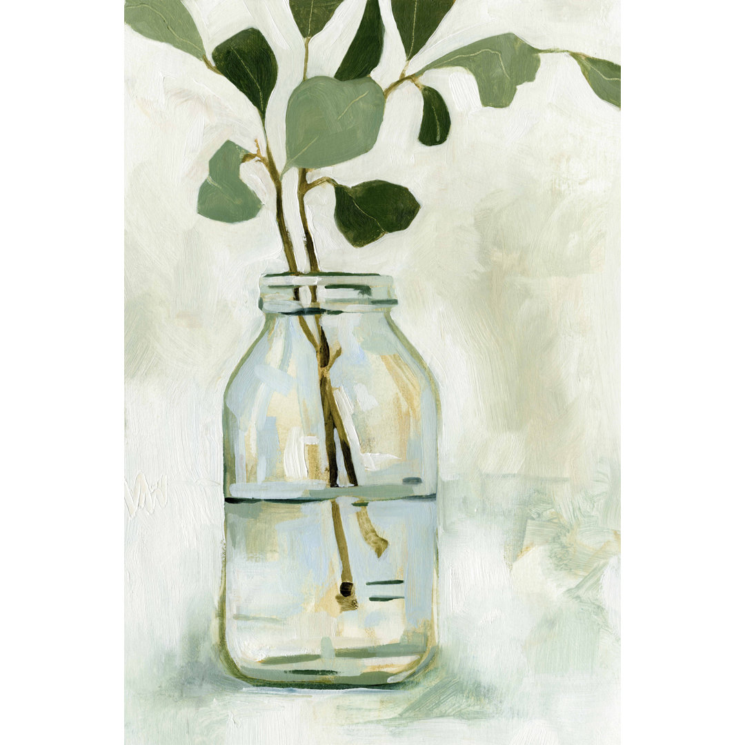 " Eucalyptus Branch Still Life II " by Emma Caroline Painting Print Winston Porter 