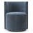 Modern Barrel Back Upholstered Dining Chairs with Hidden Casters-842720413
