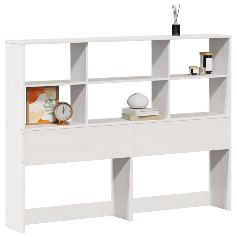 Solid Wood Headboard, Kingsize (5'3), White