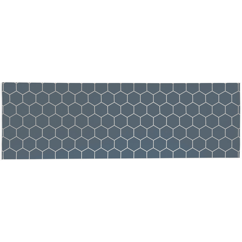 Comb Non-Slip Outdoor Rug, Runner 2'6" x 8'