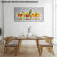 Art mural fruits - impressions sur toile vibrantes de Duran, peinture de fruits frais éclaboussures de cuisine pour la salle à manger à la maison, toile de cadre décorée avec goût, 20 po x 40 po-671699930