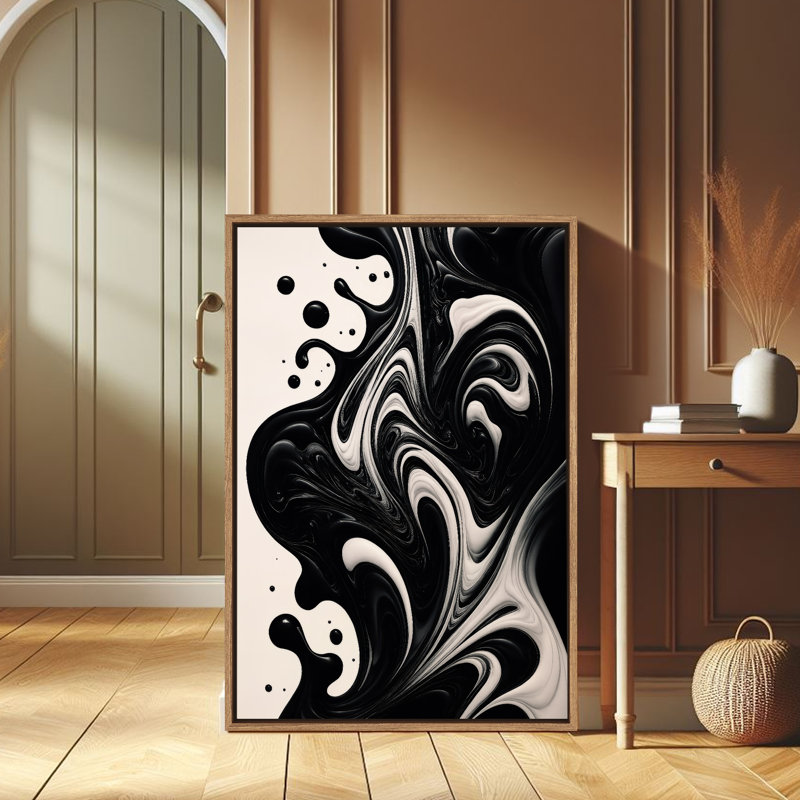 Art mural encadré abstrait rétro antique classique pour chambre à coucher, Naturel, H 36 po x l 24 po