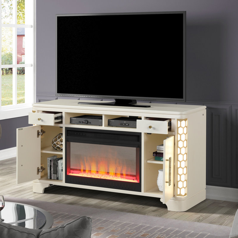 TV Stand With Electric Fireplace