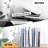 Vertical Magazine File Holder, Clear File Organizer Desk Organizer And Storage Bins Holding For Magazines, Binders, Notebooks, Envelopes, Plastic Office Organization And Storage For Desk, 4 Pack